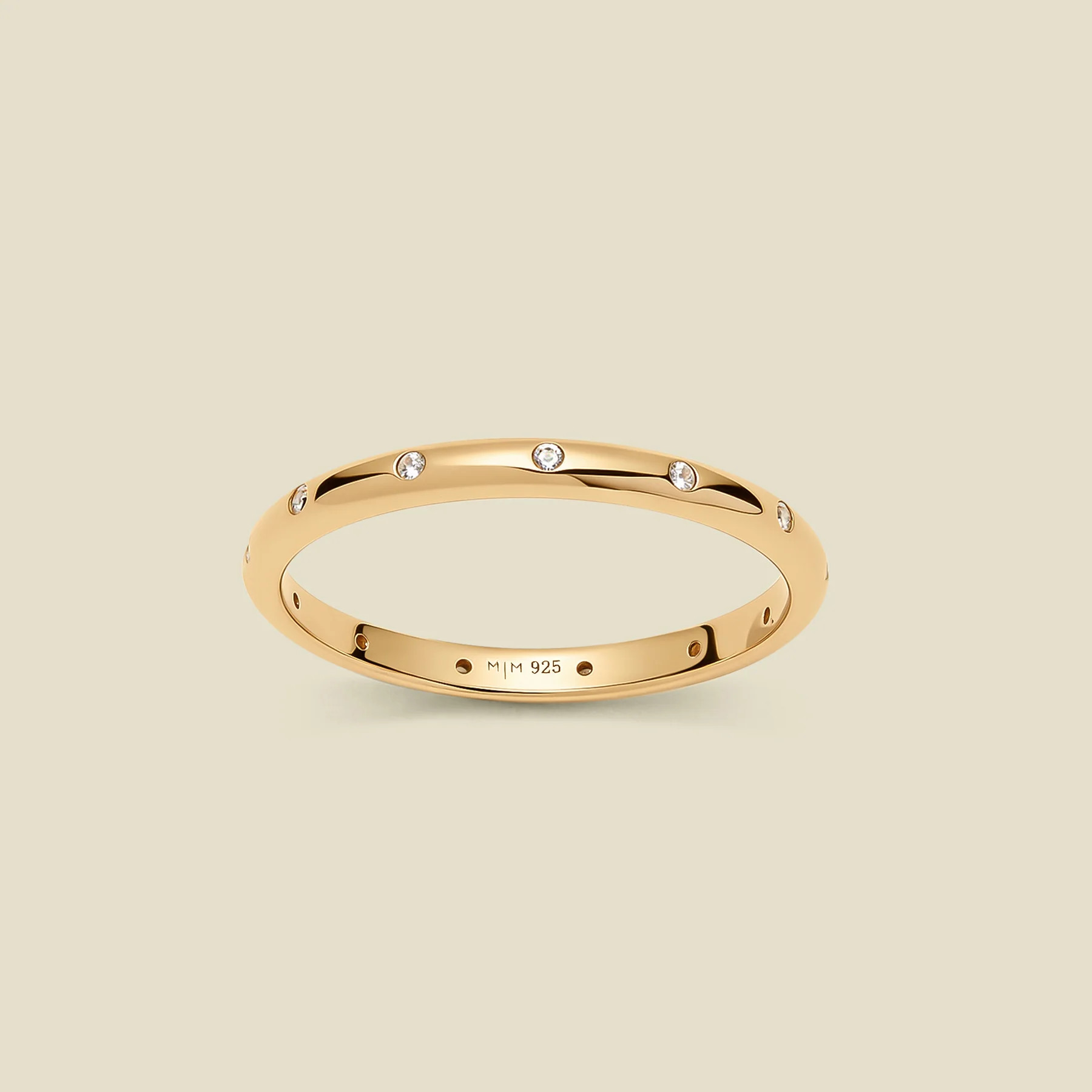 CZ Poppy Eternity Stacking Ring | Made By Mary | Made By Mary | Made By Mary