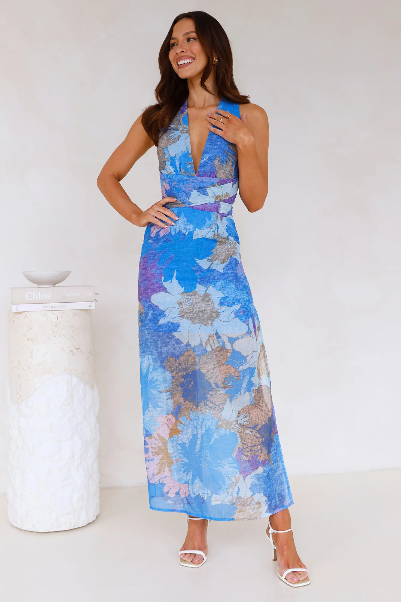 Bora Bora Maxi Dress Blue | Hello Molly (US)