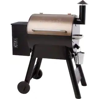 Traeger Pro Series 22 Pellet Grill in Bronze TFB57PZB | The Home Depot