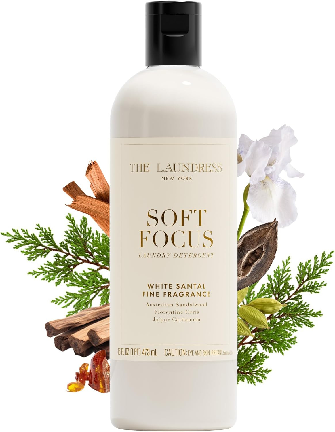 The Laundress Soft Focus Luxury Laundry Detergent, White Santal, 15 Loads | Amazon (US)