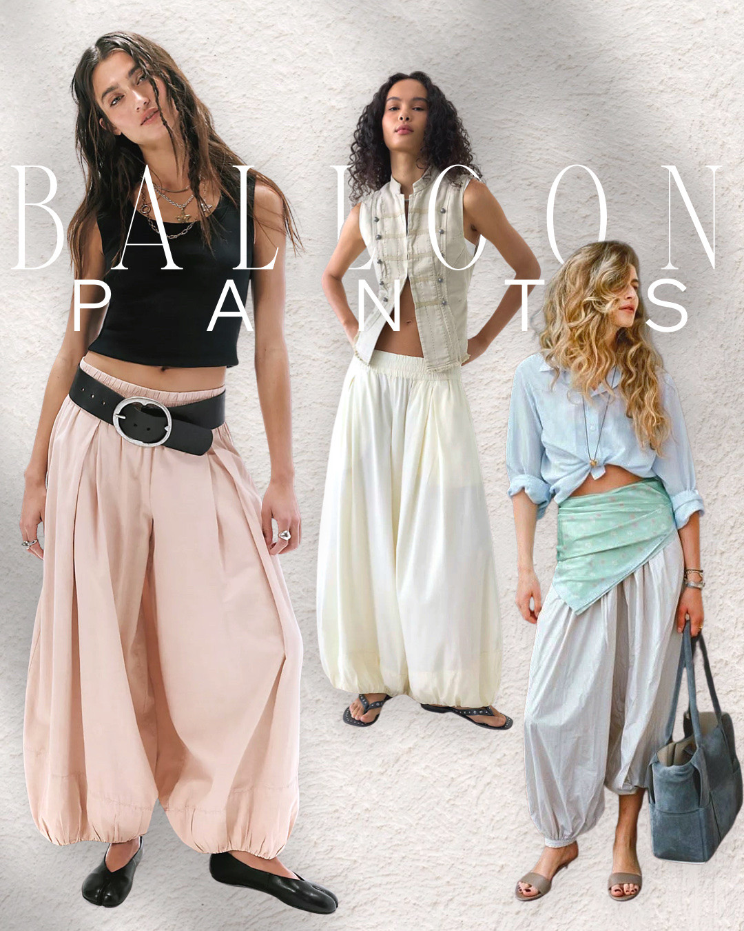 The pants taking over 2026 👀 Balloon pants, harem pants + flowy wide-leg silhouettes are officially replacing basic bottoms in my closet. Relaxed, oversized and ridiculously comfortable; but somehow they make even a simple tank or tee look intentional.

I rounded up the best balloon pants, harem pants + relaxed wide-leg styles to wear now and into fall. Pair them with fitted tanks, oversized tees, romantic tops, ballet flats, sneakerinas or sandals. 🤍

Shop my picks below ↓

#BalloonPants #HaremPants #WideLegPants #FallFashion2026 #FallTrends2026 #WomensFashion #FashionOver40 #CasualStyle #LTKFashion #FallOutfits

#LTKootd #LTKSeasonal #LTKOver40