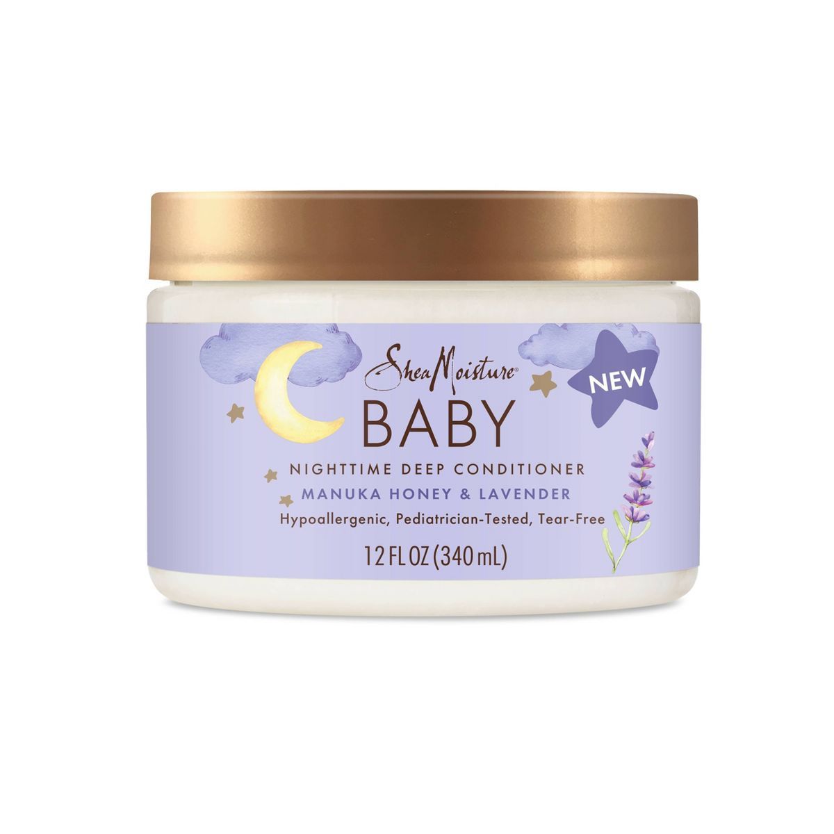 SheaMoisture Baby Manuka Honey & Lavender Nighttime Deep Conditioner - 12 fl oz | Target