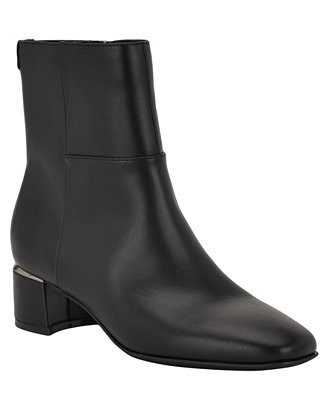 Women's Parry Block Heel Ankle Booties | Macy's