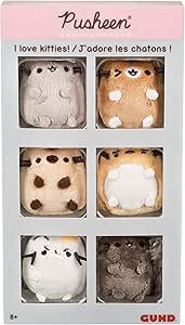 GUND Pusheen Comic Collector I Love Kitties Set of 6 Plush Stuffed Animal Cats, 2" | Amazon (US)