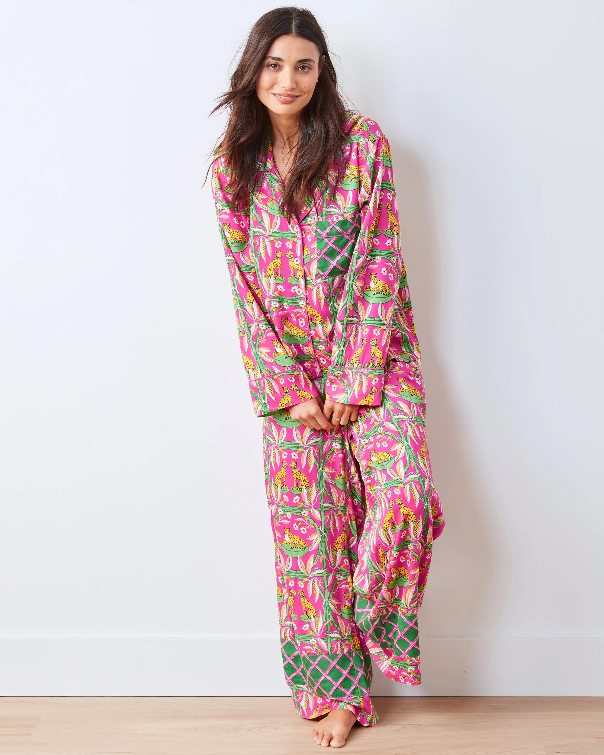Royal Cheetah - Eco Satin Rittenhouse Set - Pink Palace | Printfresh