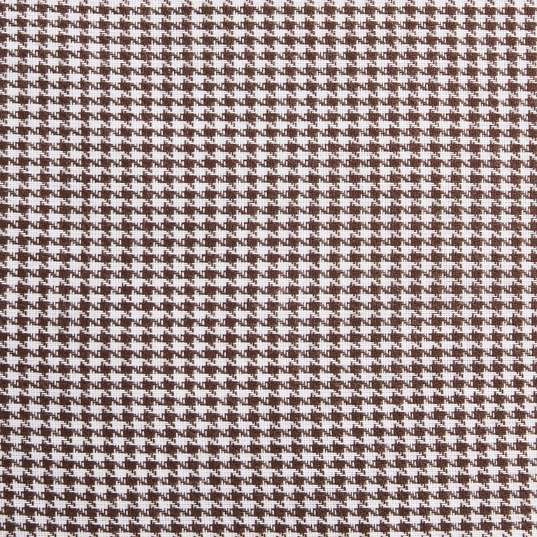 My Texas House 20" x 20" Brown Woven Micro Houndstooth Decorative Pillow Cover | Walmart (US)