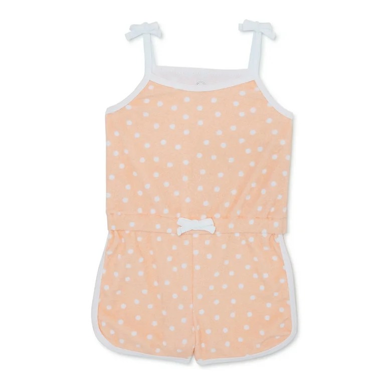 Wonder Nation Toddler Girl Cover-Up Romper, Sizes 12M-5T | Walmart (US)