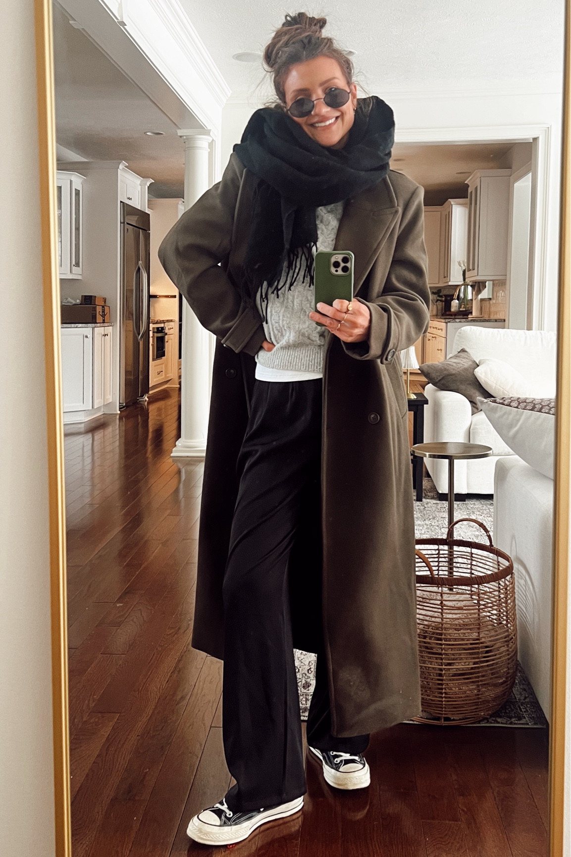 Freezing cold winter outfit. LAYERS ARE KEY! These slacks are only $17… so definitely not warm enough but I love how they fit so I layer leggings underneath. 

Amazon/macys/winter/coat/casual/street style

#LTKStyleTip #LTKSeasonal #LTKFindsUnder100