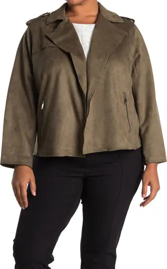 Faux Suede Moto Jacket | Nordstrom Rack