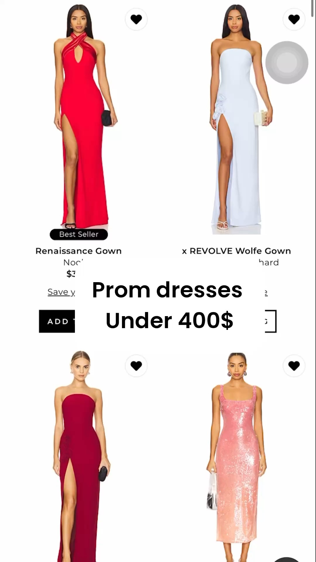 Prom dresses under 400$ that will make u shine & standout on one of the most memorable nights of ur teenage years 

#LTKgrwm #LTKWedding #LTKootd