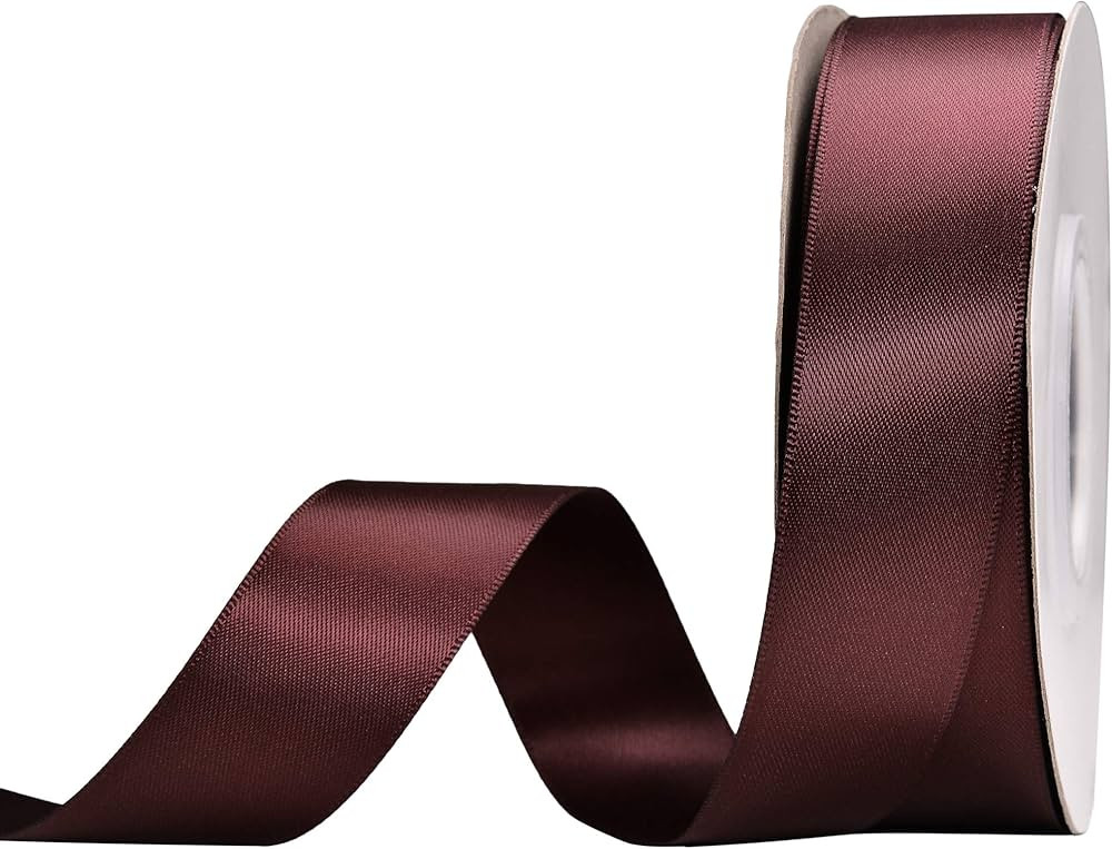 YAMA Double Face Satin Ribbon - 1 Inch 25 Yards for Gift Package Wrapping,Floral Design,Hair Bow ... | Amazon (US)