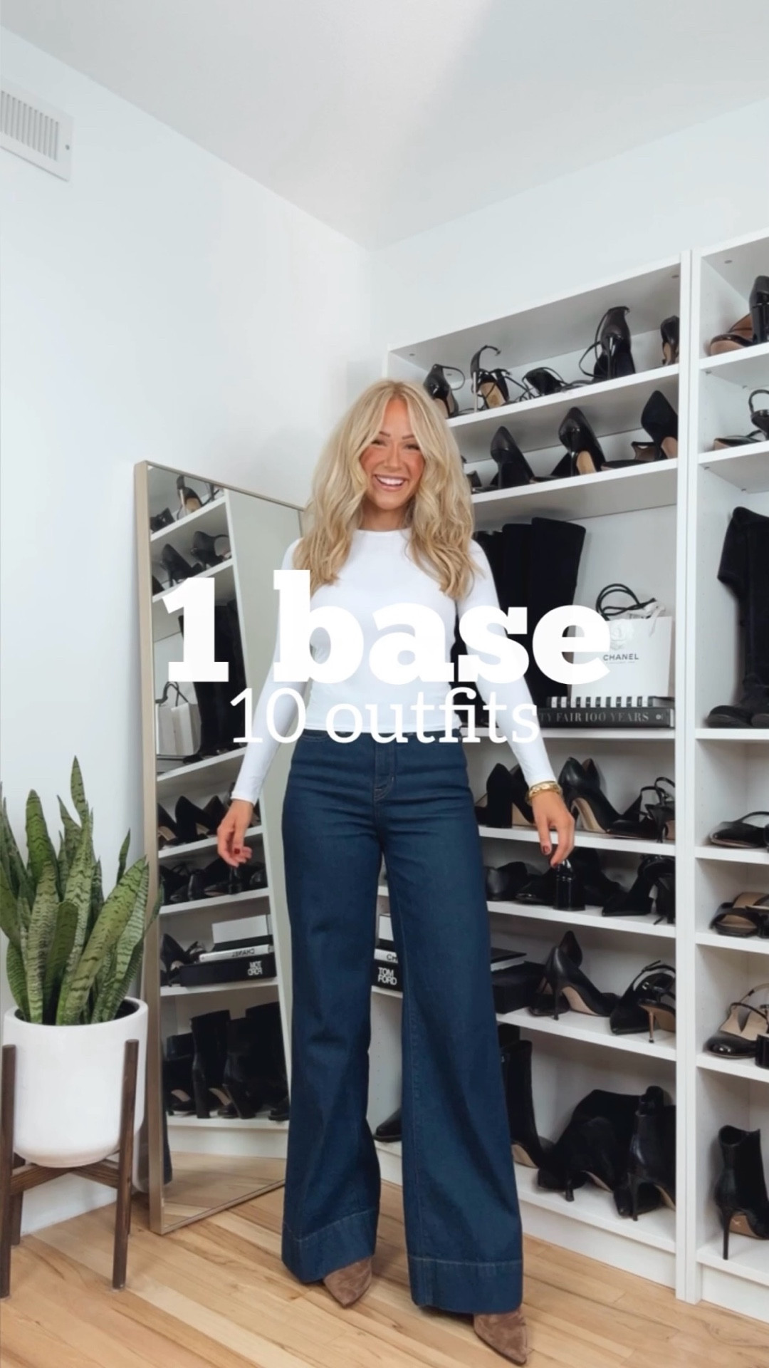 How to style jeans and a T shirt multiple ways! ✨💫 (*outfits are from last year, linking alternative options for anything that’s sold out now💕💕)