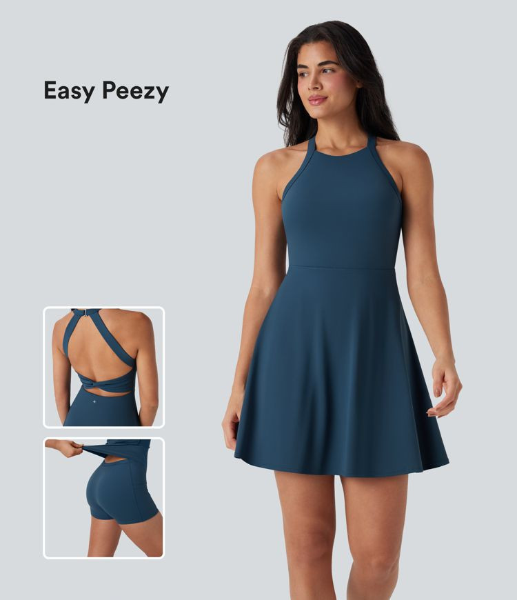 Women’s SoftlyZero™ Airy Cool Touch Dance Active Dress-Easy Peezy - Halara | HALARA