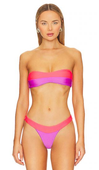Tropic Daze Top in Purple & Psycho Red | Revolve Clothing (Global)