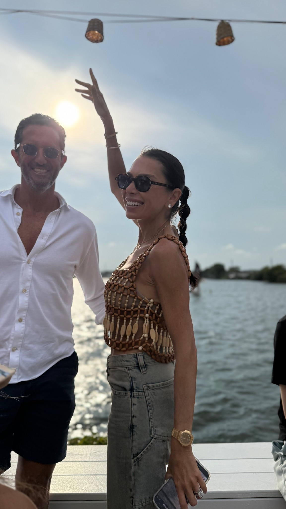 From beach club to nights out. This top can be worn over a bikini or with jeans. Even thought it’s made out of wood beads, it’s super light weight. ⚡️⚡️

#LTKOver40 #LTKTravel