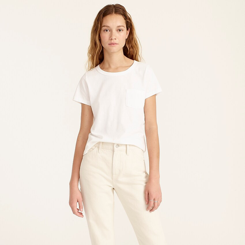 Essential fitted pocket T-shirt | J. Crew US
