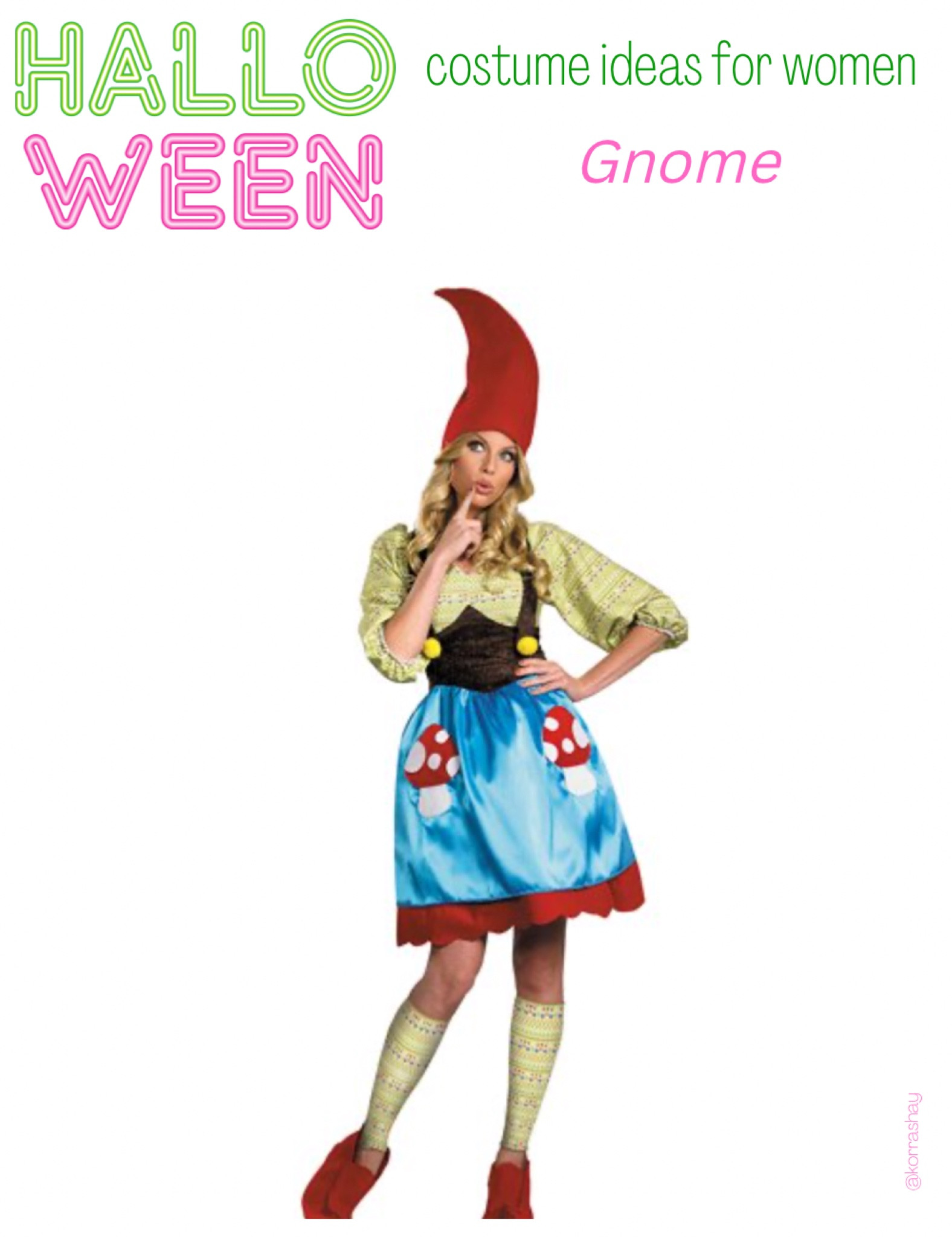 Halloween costume ideas for women: gnome costume

🏷 Halloween ideas, women Halloween costumes, adult Halloween costumes, simple Halloween costumes, funny Halloween costumes

#LTKHalloween #LTKSeasonal