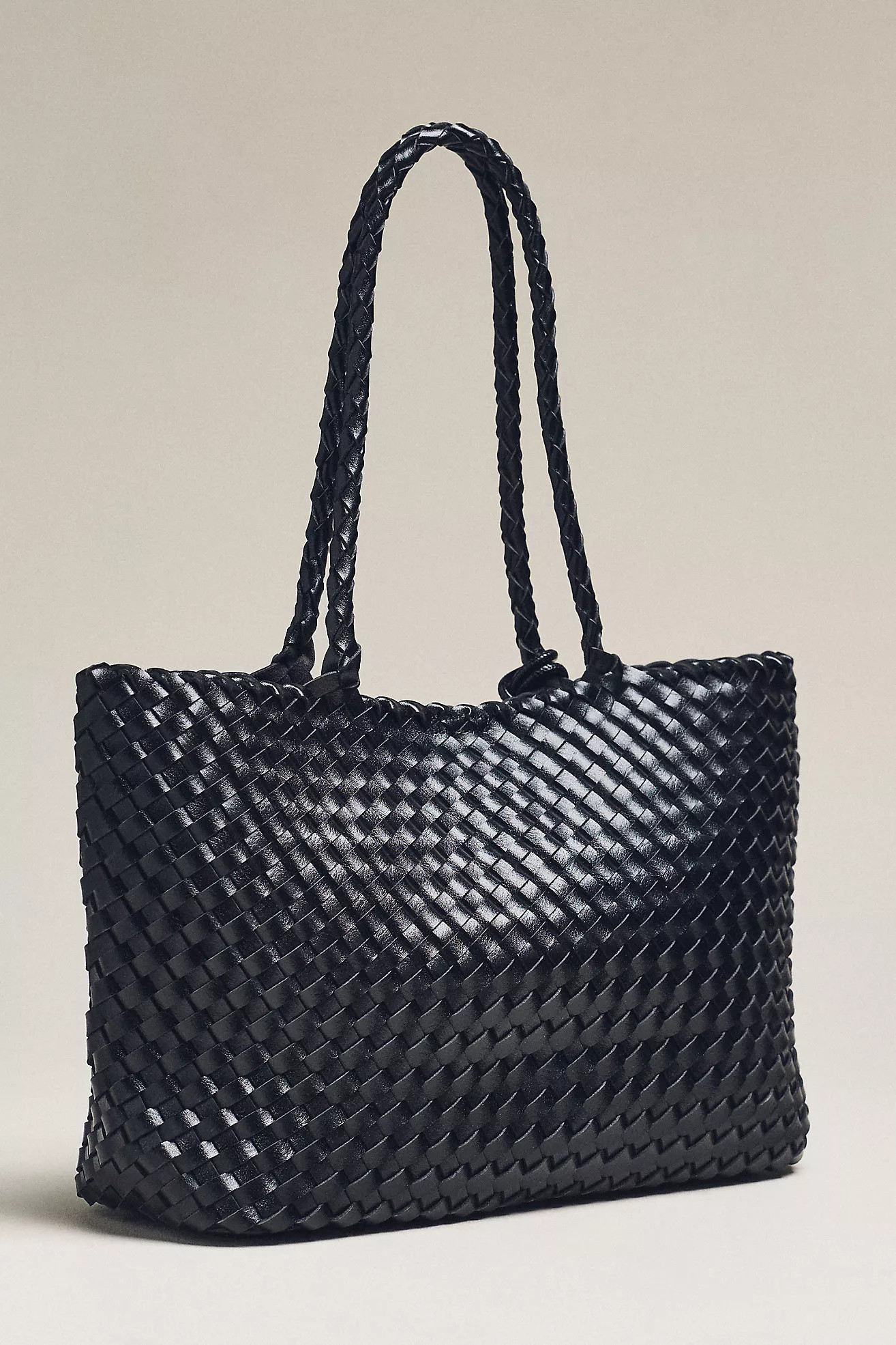 Eloisa Slouchy Mini Woven Tote Bag | Anthropologie (US)