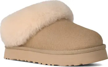 UGG® Kids' Tazzelle Genuine Shearling Collar Slipper | Nordstrom | Nordstrom