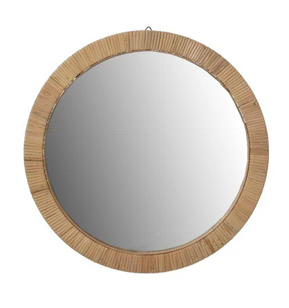 Sairsingh Round Rattan Wall Mirror | Wayfair North America