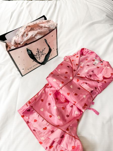 Satin shorts pajama set
Heart pajamas 
Valentine’s Day PJ’s
Gifts for her


#LTKFind #LTKunder100 #LTKGiftGuide