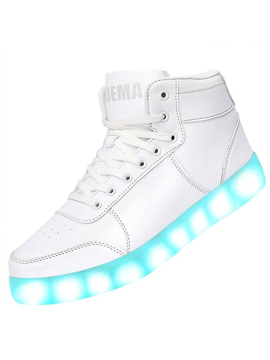 Odema Unisex LED Shoes High Top Light Up Couple Dancing Sneakers For Women Men Valentine's Day | SHEIN