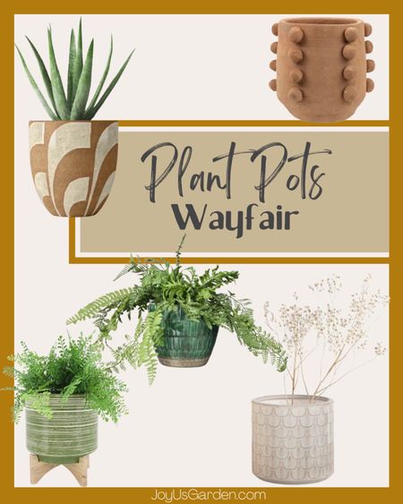 Give your plants a bit of a makeover with a new plant pot container, these come in fun colors from Wayfair #planter #plants #homedecor #garden #planters #plant #gardening #flowers #plantsmakepeoplehappy #plantlover #succulents #ceramics #indoorplants #interiordesign #houseplants #pot #pots #plantlife #home



#LTKunder50 #LTKhome #LTKunder100