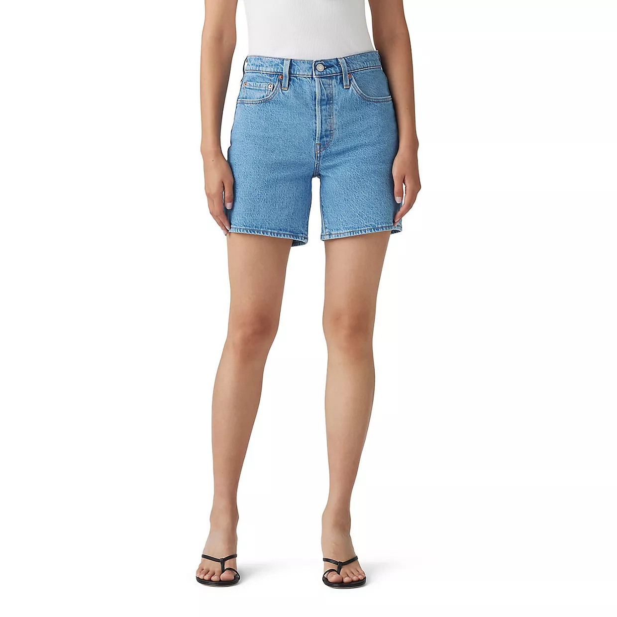 Women's Levi's® 501® Original High-Rise Mid-Thigh Jean Shorts | Kohl's