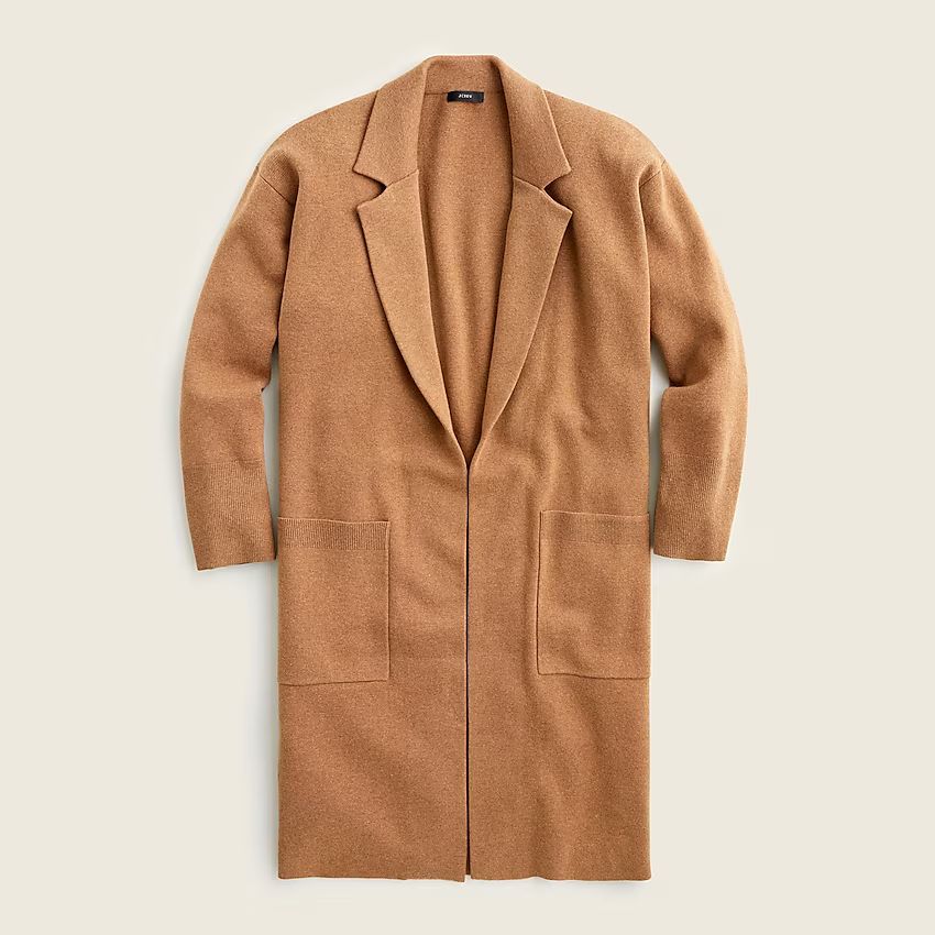 Ella open-front long sweater-blazer | J.Crew US