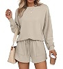 LILLUSORY Lounge Sets for Women Two Piece Sweat Short Set | Amazon (US)