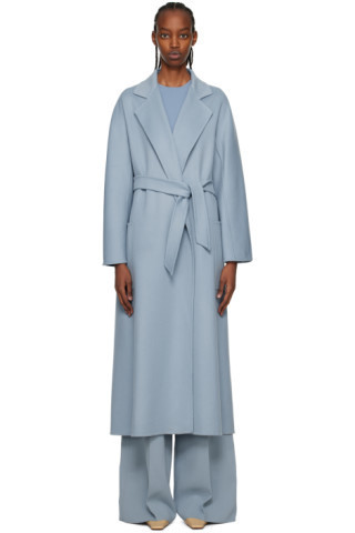 Blue Ludmilla Coat | SSENSE