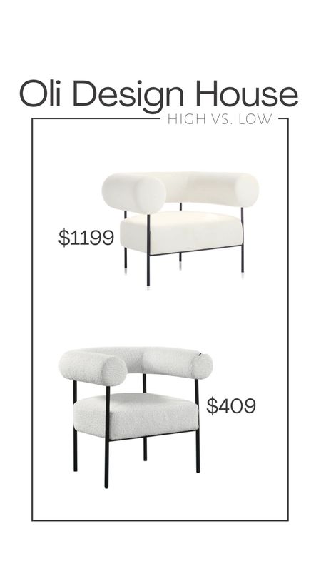 Designer dupe! 

This modern Boucle barrel accent chair is a great Crate & Barrel dupe for an even greater price! The designer item is gorgeous and totally worth the splurge if it fits in your budget! 

White accent chair, barrel chair, modern chair, side chair, Boucle dining chair, black and white decor, neutral decor

#LTKFind #LTKhome #LTKsalealert