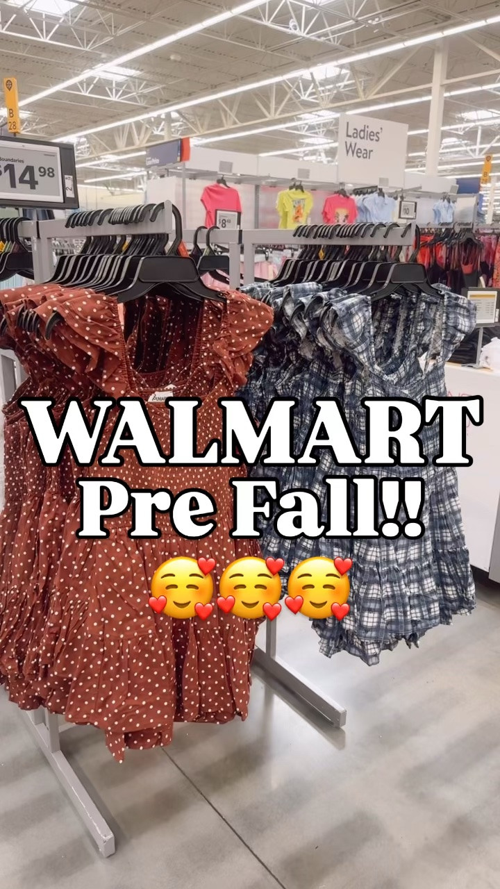 Plaids, florals, football & browns… it’s just a lil peek into our favorite season!!! 🍁🏈

Walmart
No boundaries
Celebrity pink

#walmartpartner #prefall #walmarthaul #walmartfinds #walmartfashion