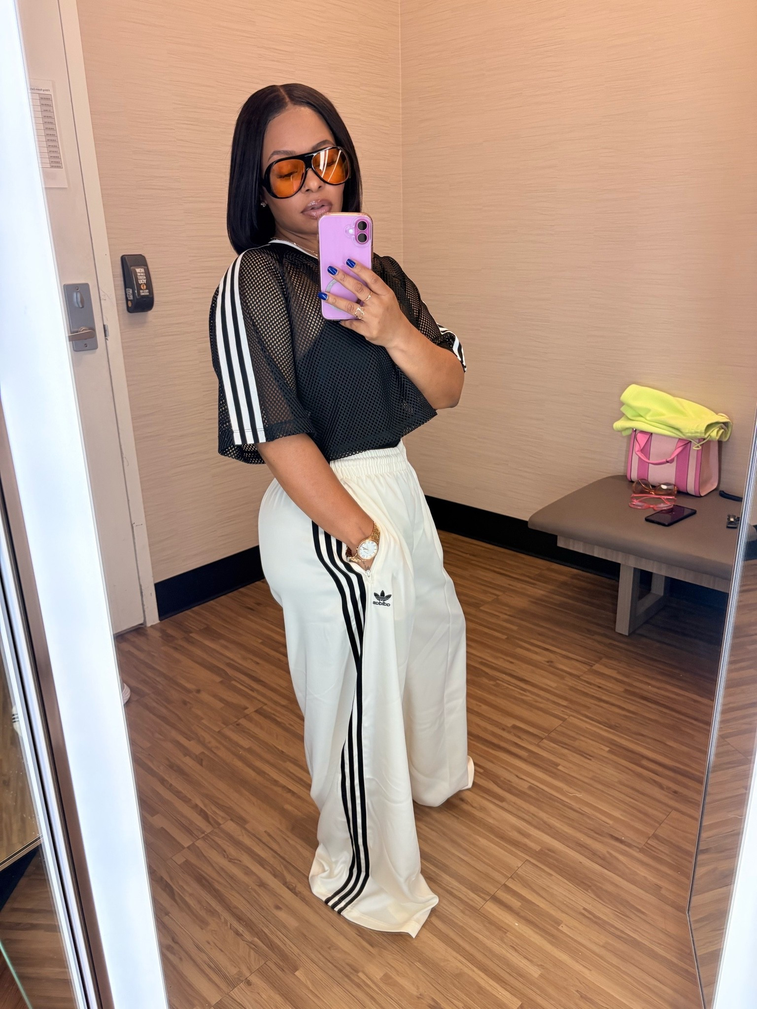 This adidas mesh crop top and oversized track pants combo is the ultimate LTK outfit for the fashion girlies who want stretch, flow, and elevated athleisure vibes all in one look. The cropped fit snatches perfectly while the oversized track pants bring that relaxed silhouette with premium movement and all-day comfort.

For reference: I’m wearing a size small in the top and medium in the pants. I’m 5’2, 148 lbs, and the pants are definitely tall girl friendly ✨

#LTKootd #LTKActive #LTKgrwm