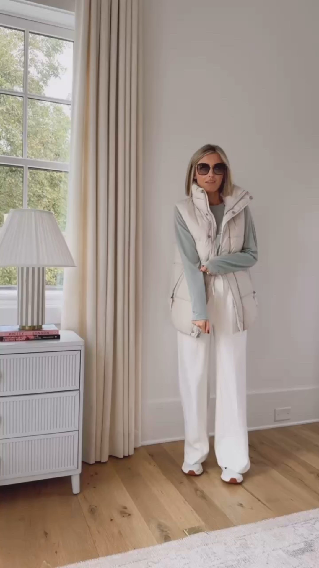 Effortless and cozy, this cream puffer vest paired with a green long sleeve top and cream wide leg sweatpants from Target is a perfectly balanced fall outfit—comfortable, layered, and chic for everyday wear. Even better, all pieces are on sale today! Wearing size small in the vest & size medium in the top & pants.

#TargetStyle #TargetFinds #OnSaleNow #PufferVest #FallFashion #WardrobeStaples #EverydayChic #EffortlessStyle #ClassicStyle #LTKStyle #CozyStyle #FallOutfitInspo

#LTKFindsUnder50 #LTKActive #LTKSaleAlert