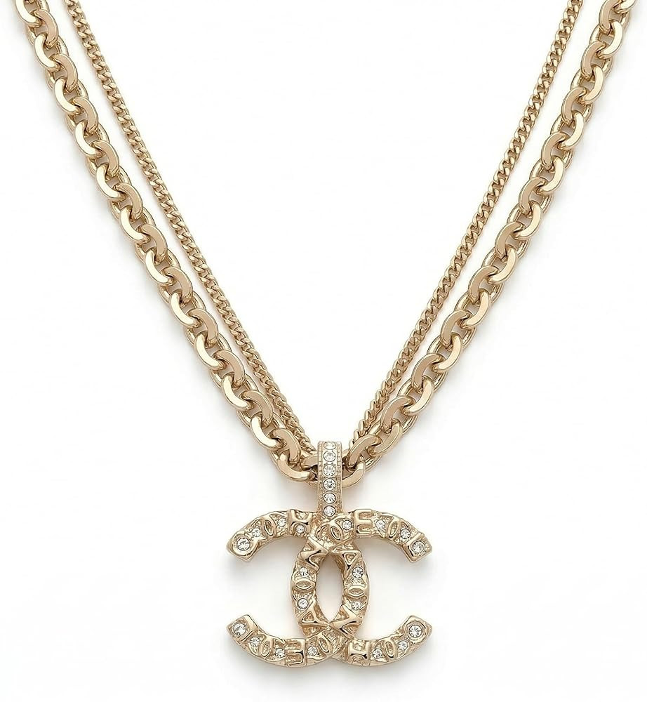 18K Gold Plated Necklace For Women Layered Stacked Pendant Necklaces Hypoallergenic Non Tarnish B... | Amazon (US)