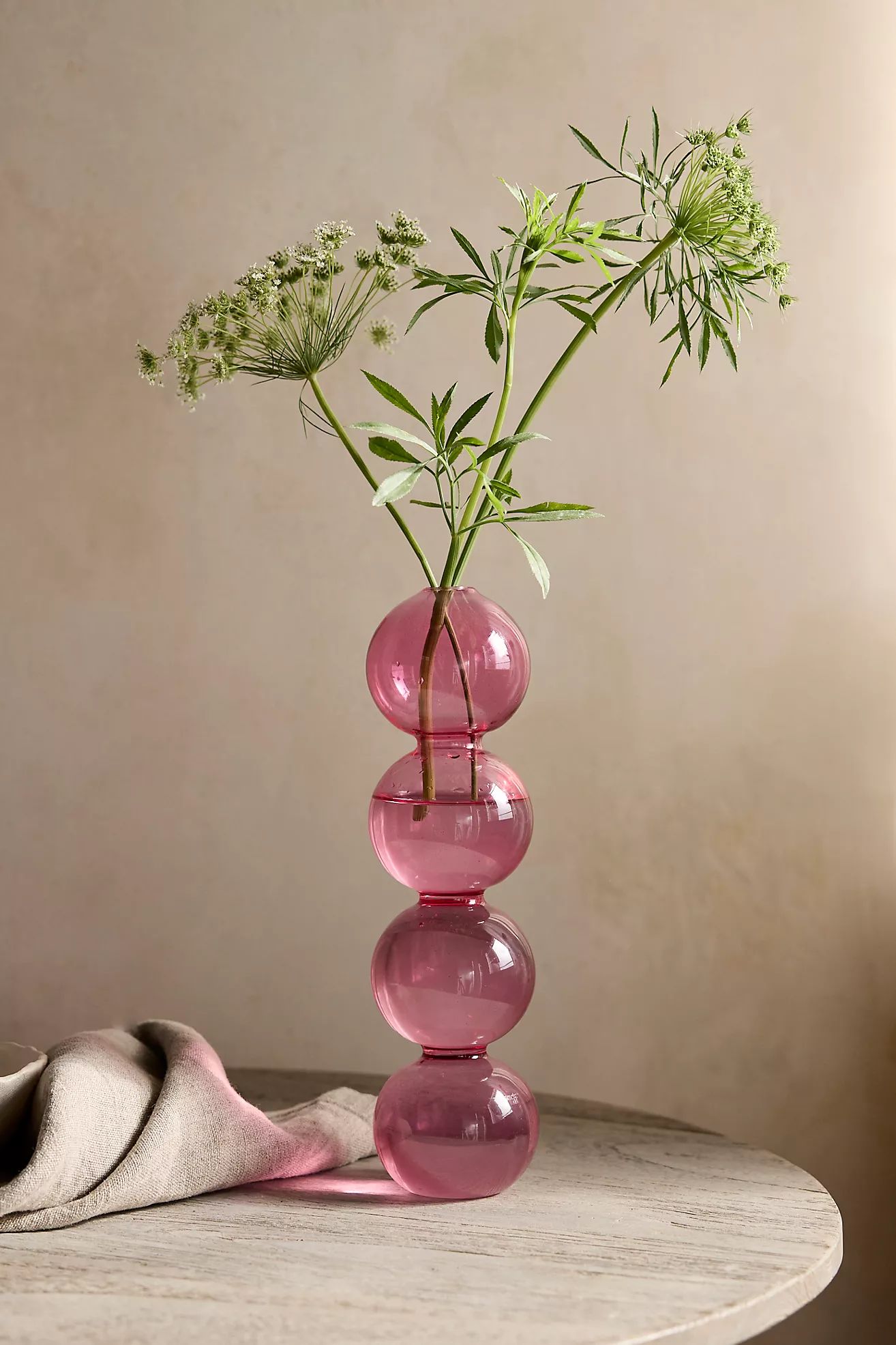 Orb Quartet Glass Bud Vase | Anthropologie (US)