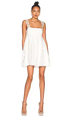 Amanda Uprichard Russo Dress in White Check from Revolve.com | Revolve Clothing (Global)