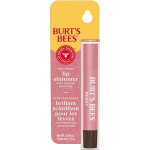 Burt's Bees 100% Natural Moisturizing Lip Shimmer, Peony | CVS Health