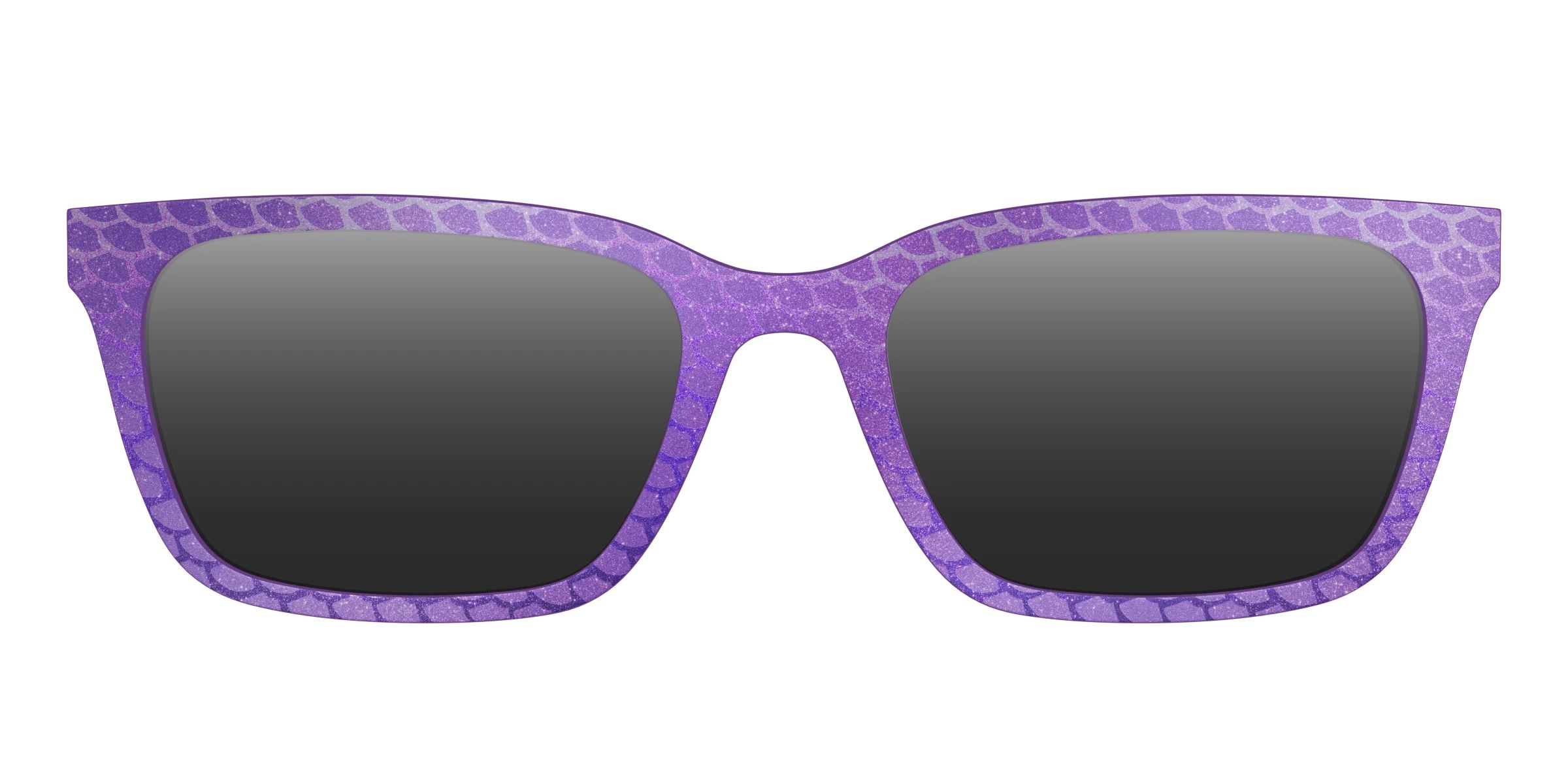 The Deep Purple Scales Sun Top | Pair Eyewear