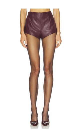 Nakedvice The Julia Short in Burgundy. - size S | Revolve Clothing (Global)