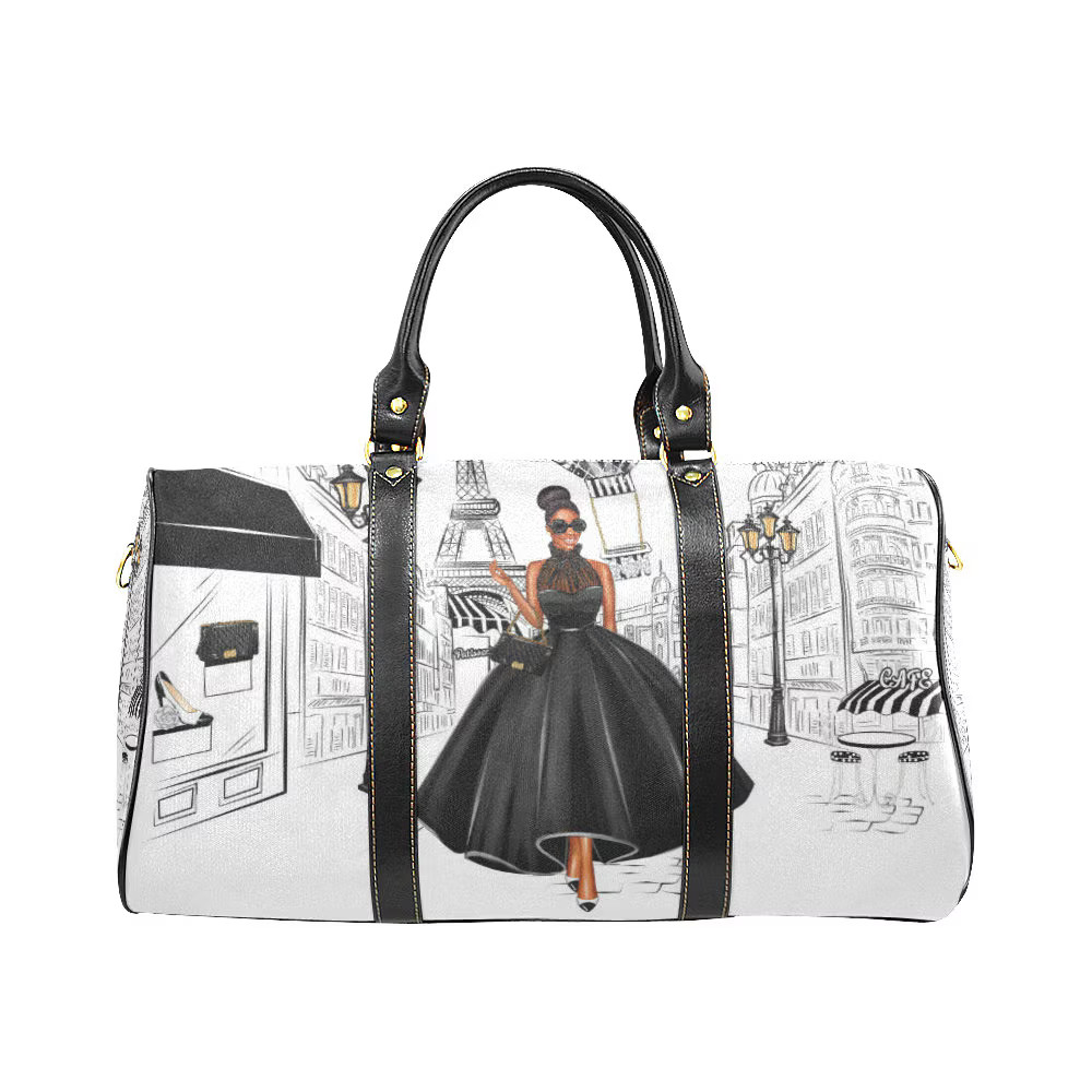 African American Travel Bags - Paris Themed Gifts - Gift Ideas for Women - Travel Bag for Black W... | Etsy (US)