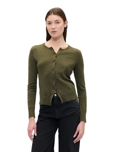 GAP Womens Crewneck Cardigan Forest Moss M Petite | Amazon (US)