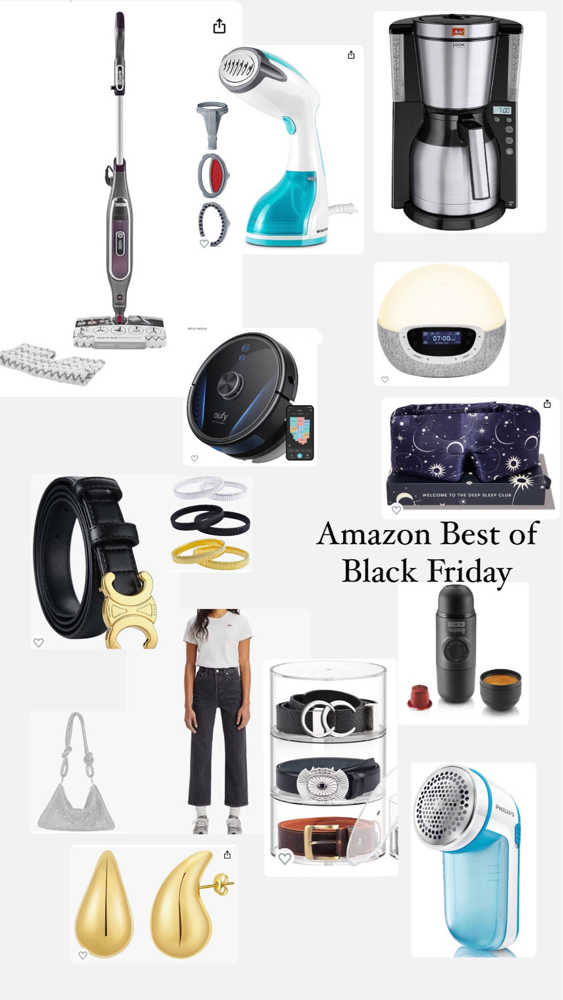 Amazon Black Friday Deals 
Electrical deals 
Levi jeans

#LTKSeasonal #LTKsalealert #LTKCyberSaleUK