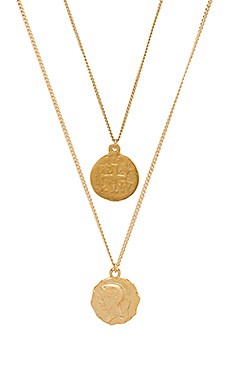 joolz by Martha Calvo Warrior Coin Set in Gold from Revolve.com | Revolve Clothing (Global)