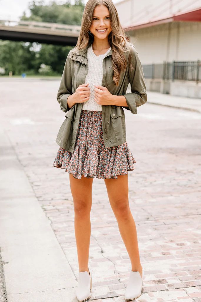 Fight For Love Olive Green Utility Jacket | The Mint Julep Boutique