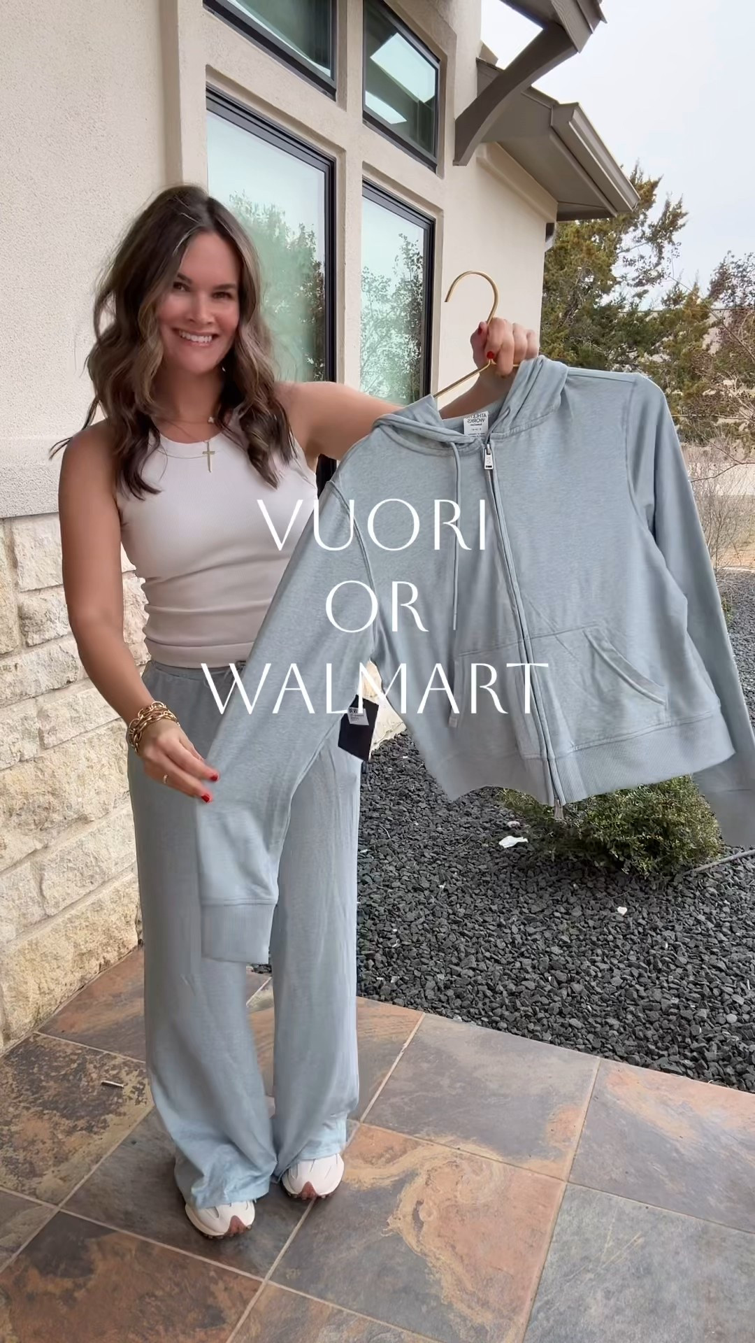 Comment “BLUE SET” for links. Seriously blown away by these Walmart sets- remind me of varley but a fraction of the cost- each piece under $20. So lux, comfy and several pieces mix and match- travel, mom life, errands this is a go to set ✨ 
#walmartfashion #matchingset 

#LTKSaleAlert #LTKActive #LTKgrwm
