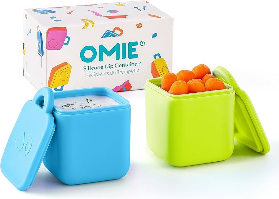 OmieBox (2 pack) Leakproof Dips Containers To Go, Salad Dressing Container, Condiment Container w... | Amazon (US)