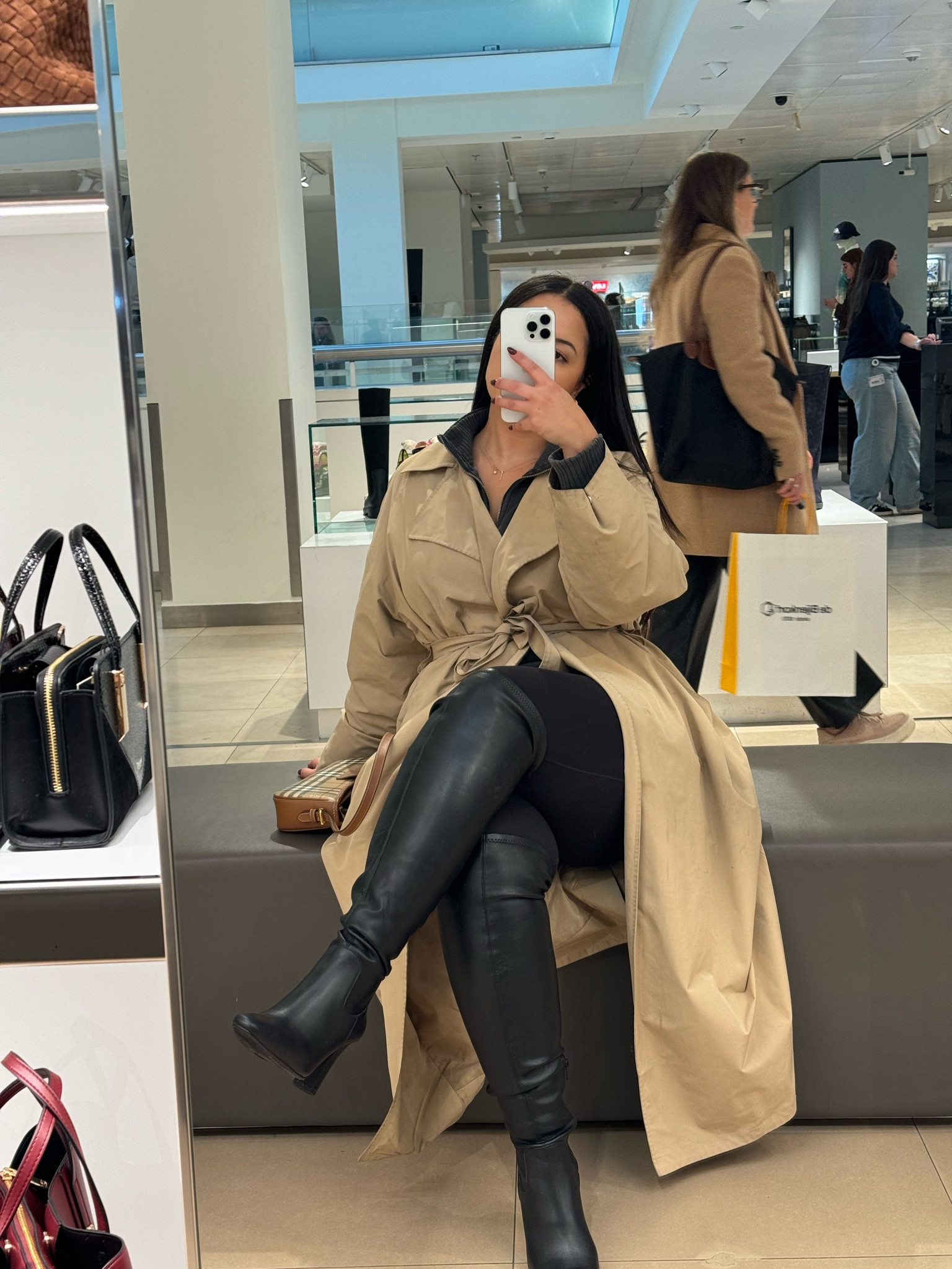 WIDE CALF FRIENDLY LEATHER BOOTS! 

Honestly I can’t rave enough about these boots. They’re cute, SUPER comfortable (can stand in them for hours without any struggle) and MOST importantly.. they’re wide calf friendly! I have 17/18” wide calves so you can imagine my struggle with boots. These have this super stretchy leather material so they fit perfectly with no struggles. Highly highly recommend them for my plus size girls who are looking for leather (over knee) boots. 

#LTKStyleTip #LTKMidsize #LTKPlusSize