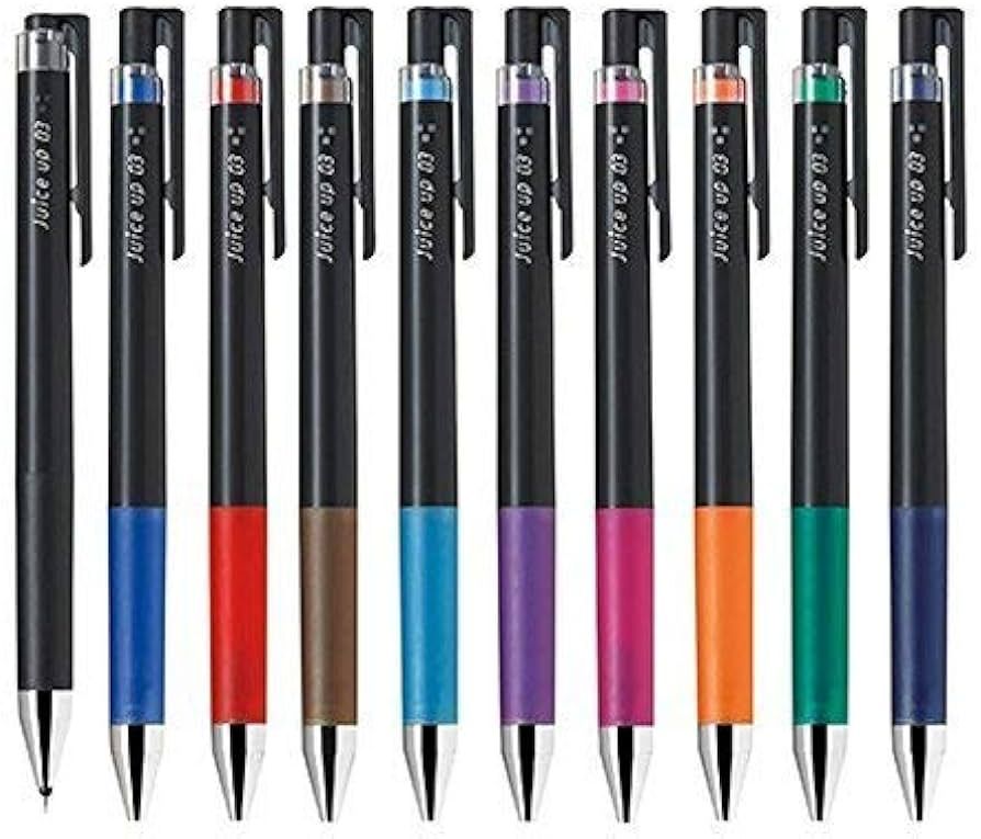 Pilot juice up 03 Retractable Gel Ink Pen, Hyper Fine Point 0.3mm, LJP-20S3, 10 Color Set | Amazon (US)